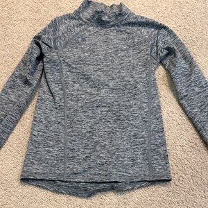 DSG Heathered Gray Long Sleeve Heat Tech Tee